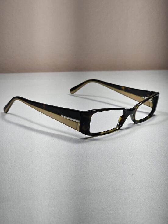 Prada Other - PRADA VPR16G Brown Havana Beige Eyeglasses Frames Only Italy 51-17-135 *read*